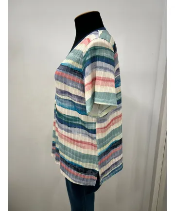 Camiseta trazos Solei - Camisetas y Tops Tallas Grandes