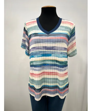 Camiseta trazos Solei - Camisetas y Tops Tallas Grandes