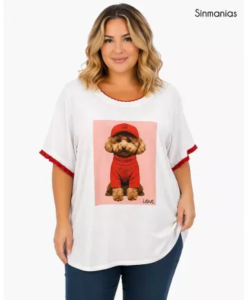 Camiseta mascota Paris - Camisetas y Tops Tallas Grandes