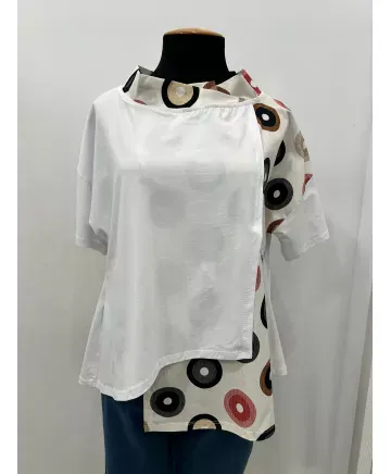 Camiseta combiada Italy - Camisetas y Tops Tallas Grandes