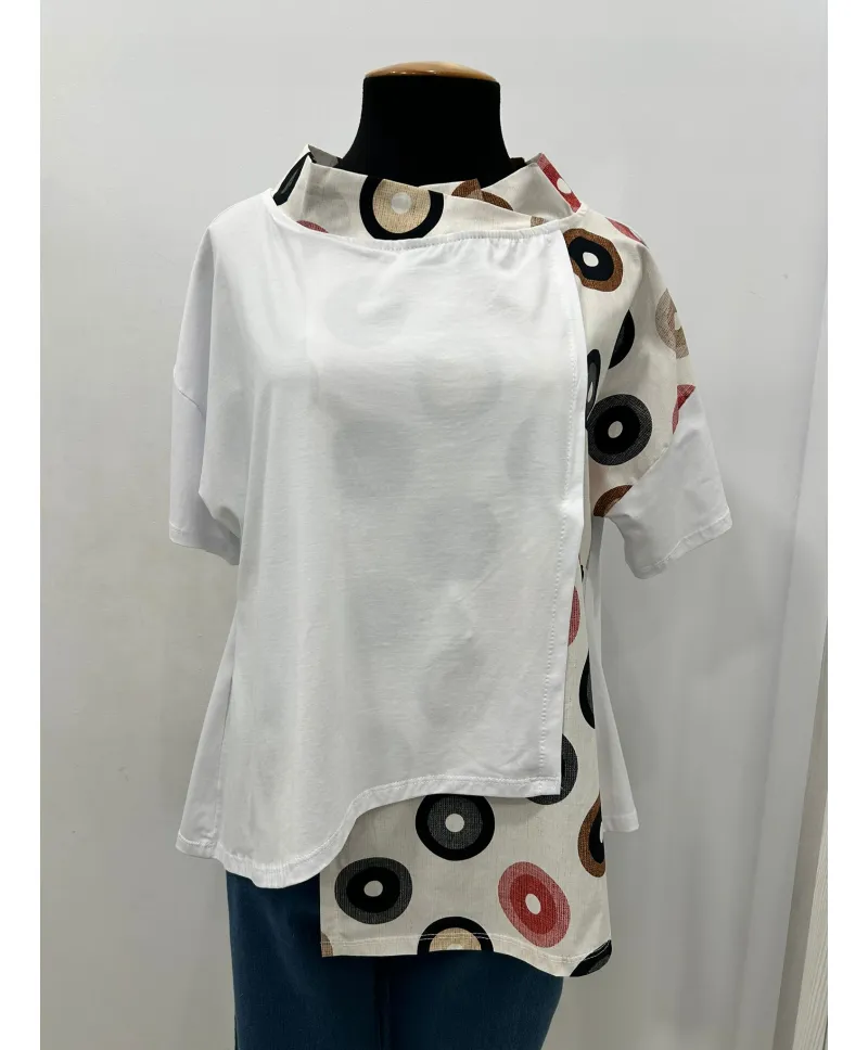 Camiseta combiada Italy - Camisetas y Tops Tallas Grandes