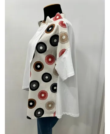 Camiseta combiada Italy - Camisetas y Tops Tallas Grandes