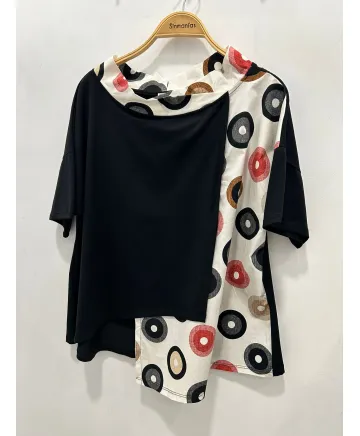 Camiseta combiada Italy - Camisetas y Tops Tallas Grandes