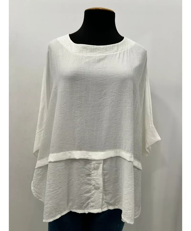 Blusa fluida One - Ropa tallas grandes mujer moderna