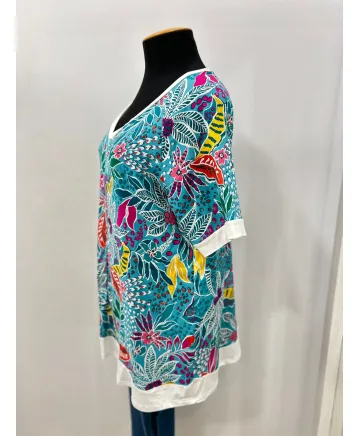 Camiseta estampada Bombay - Ropa tallas grandes mujer moderna