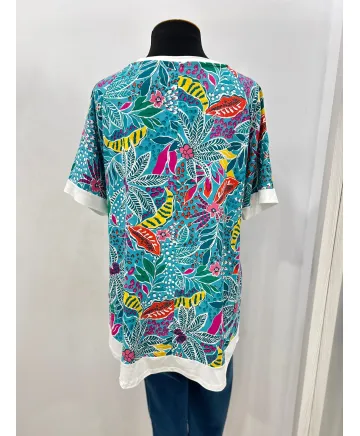 Camiseta estampada Bombay - Ropa tallas grandes mujer moderna