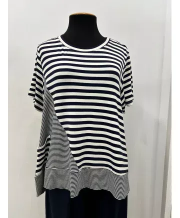 Camiseta marinera Ancla - Ropa tallas grandes mujer moderna