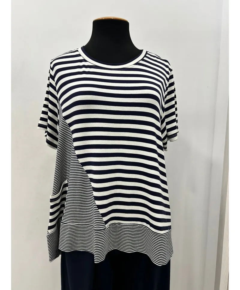 Camiseta marinera Ancla - Ropa tallas grandes mujer moderna