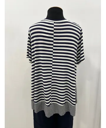 Camiseta marinera Ancla - Ropa tallas grandes mujer moderna