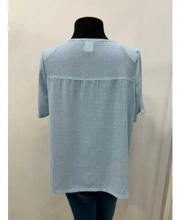 Blusa abertura Carmen - Blusas Tallas Grandes