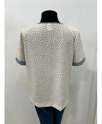 BLusa cremallera Topo - Blusas Tallas Grandes