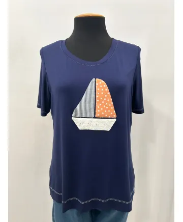 Camiseta motivo Boat - Camisetas y Tops Tallas Grandes