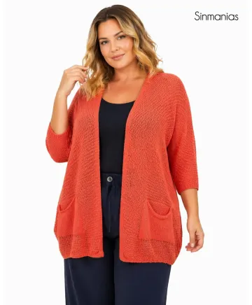 Chaqueta calada Creta - Chaquetas Tallas Grandes