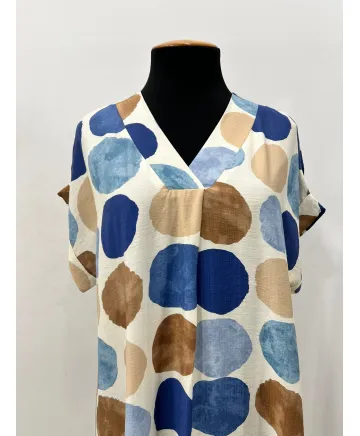 Vestido topos Dubai - Vestidos Tallas Grandes