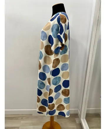 Vestido topos Dubai - Vestidos Tallas Grandes