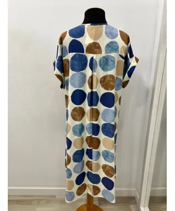 Vestido topos Dubai - Vestidos Tallas Grandes