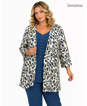 Blusa doble Mirlo - Camisetas y Tops Tallas Grandes