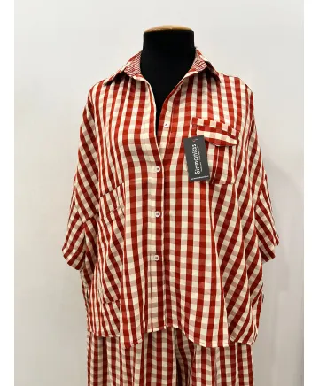 Camisa cuadros Almudena - Camisas Tallas Grandes