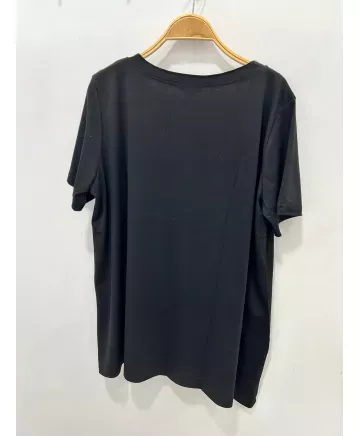 Camiseta negra Desigual - Camisetas y Tops Tallas Grandes