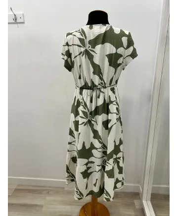 Vestido verde Almirante - Vestidos Tallas Grandes