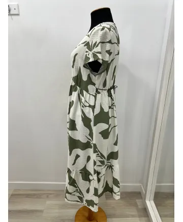 Vestido verde Almirante - Vestidos Tallas Grandes