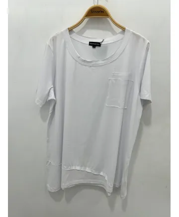 Camiseta blanca Desigual - Camisetas y Tops Tallas Grandes