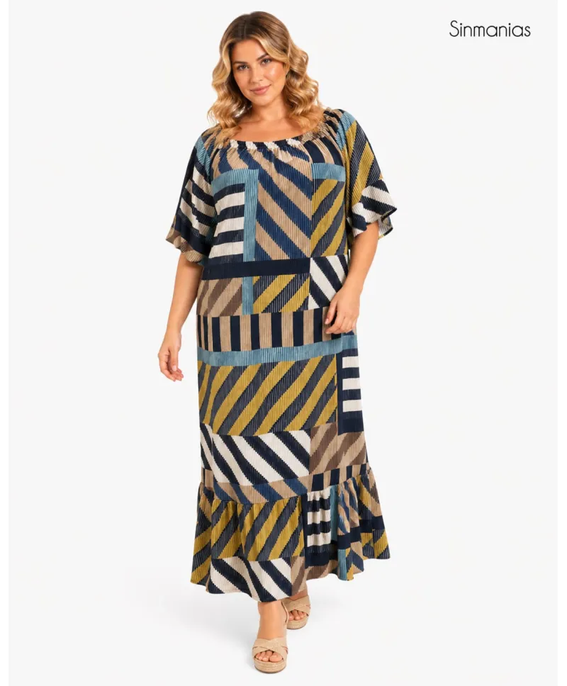 Vestido frunce Mexico - Vestidos Tallas Grandes