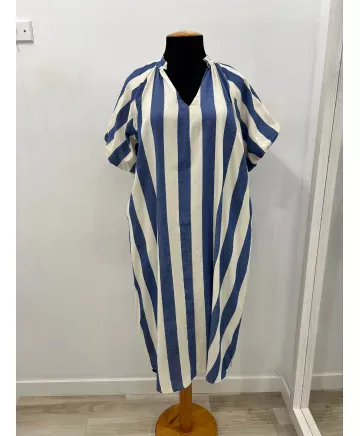 Vestido rayas Mastil - Vestidos Tallas Grandes