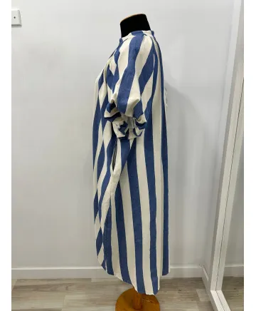 Vestido rayas Mastil - Vestidos Tallas Grandes