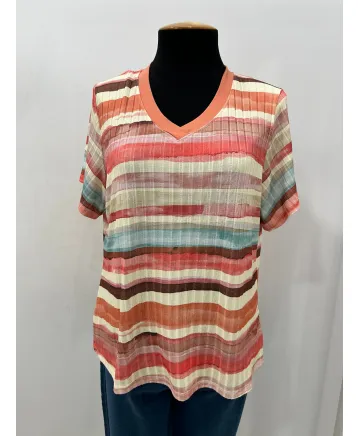 Camiseta trazos Solei - Camisetas y Tops Tallas Grandes