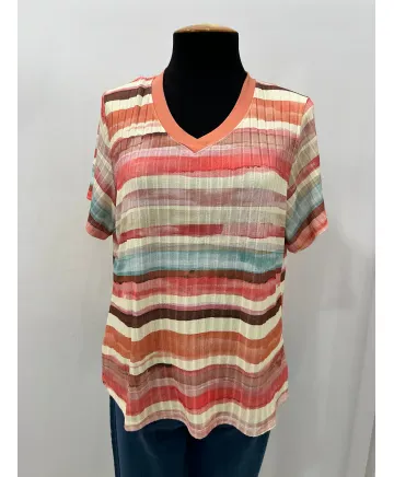 Camiseta trazos Solei - Camisetas y Tops Tallas Grandes