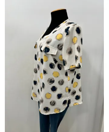 Blusa tachas Amapola - Blusas Tallas Grandes