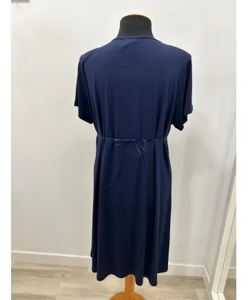 Vestido punto Flower - Ropa tallas grandes mujer moderna