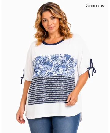 Camiseta impresa Marin - Camisetas y Tops Tallas Grandes