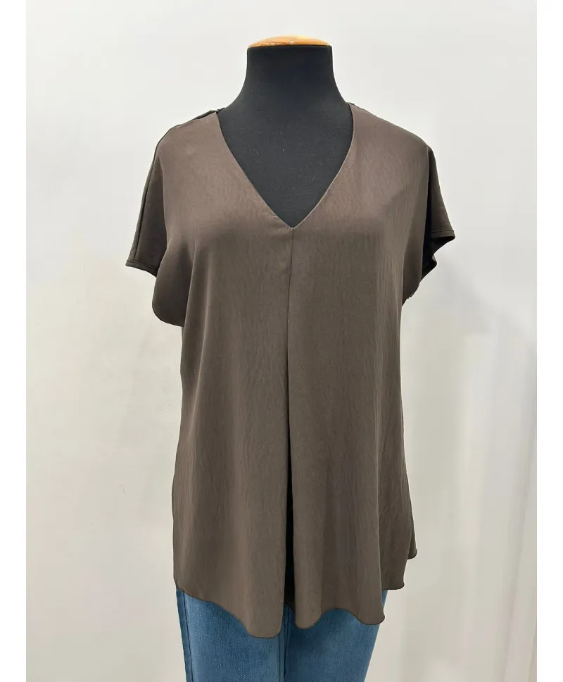 Blusa pliegue Irene - Blusas Tallas Grandes