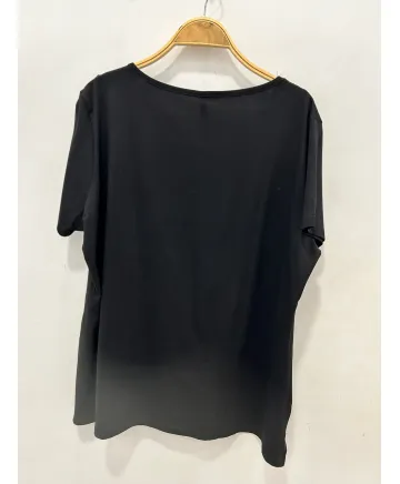 Camiseta negra Libelula - Camisetas y Tops Tallas Grandes