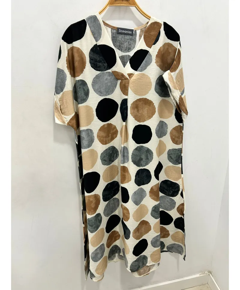 Vestido negro Dubai - Ropa tallas grandes mujer moderna