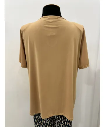 Camiseta camel  Joya - Camisetas y Tops Tallas Grandes