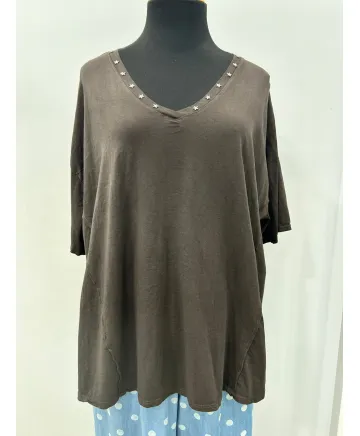 Camiseta estrellitas Mery - Ropa tallas grandes mujer moderna