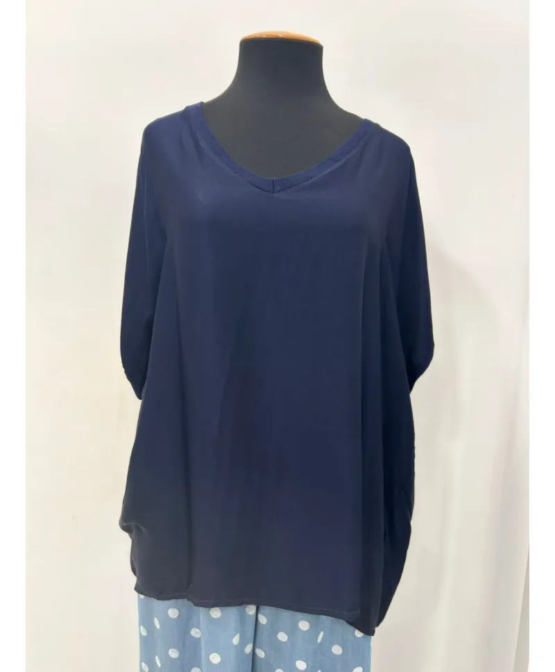 Camiseta raso Luna - Camisetas y Tops Tallas Grandes