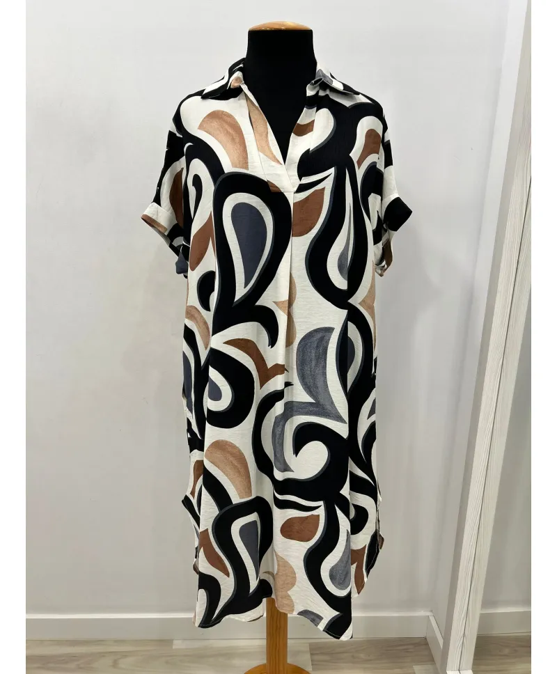 Vestido negro Dakar - Vestidos Tallas Grandes