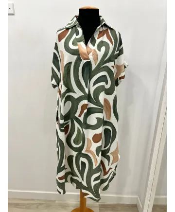 Vestido verde Dakar - Vestidos Tallas Grandes