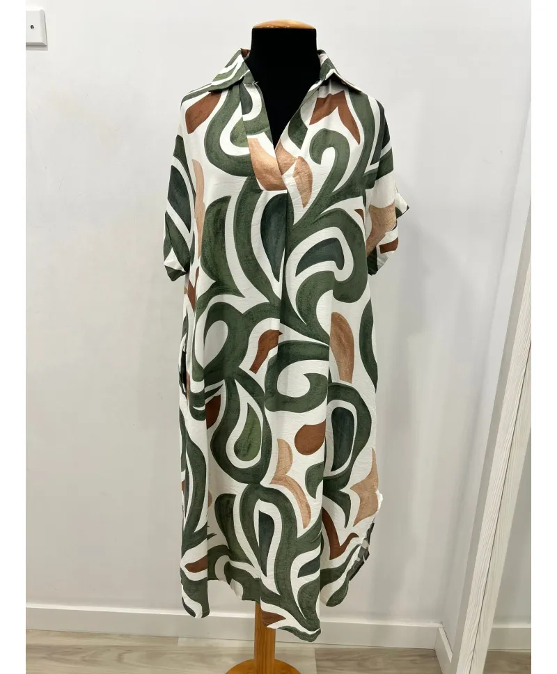 Vestido verde Dakar - Vestidos Tallas Grandes