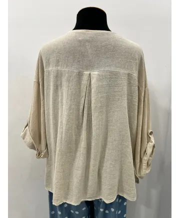 Blusa eco Samanta - Ropa tallas grandes mujer moderna