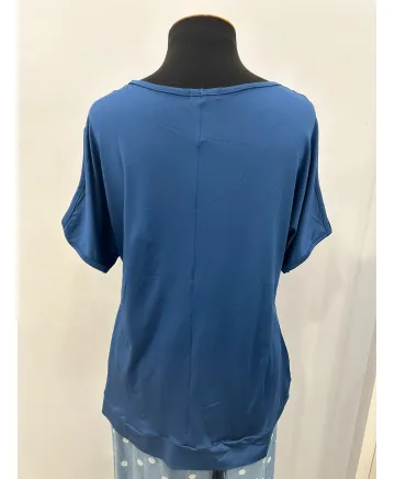 Camiseta azul Open - Camisetas y Tops Tallas Grandes