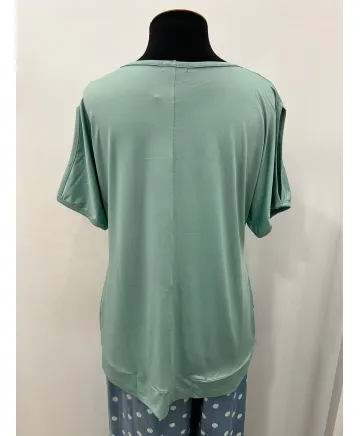 Camiseta verde Open - Camisetas y Tops Tallas Grandes