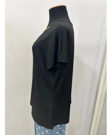 Camiseta negra Cadena - Camisetas y Tops Tallas Grandes