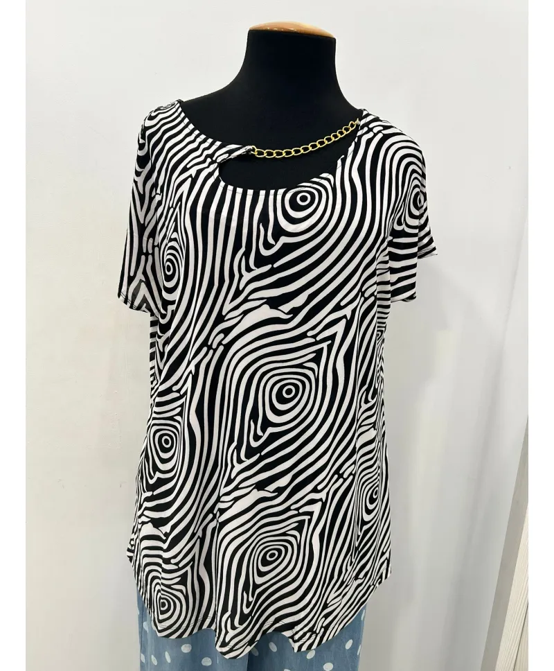 Camiseta estampada Cadena - Camisetas y Tops Tallas Grandes