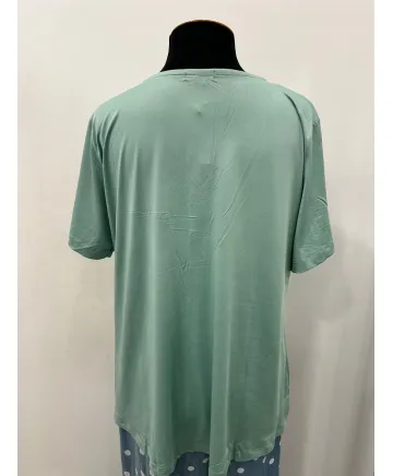 Camiseta verde Costur - Camisetas y Tops Tallas Grandes