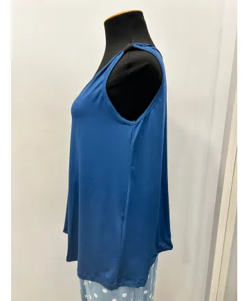 Top azul Open - Tops